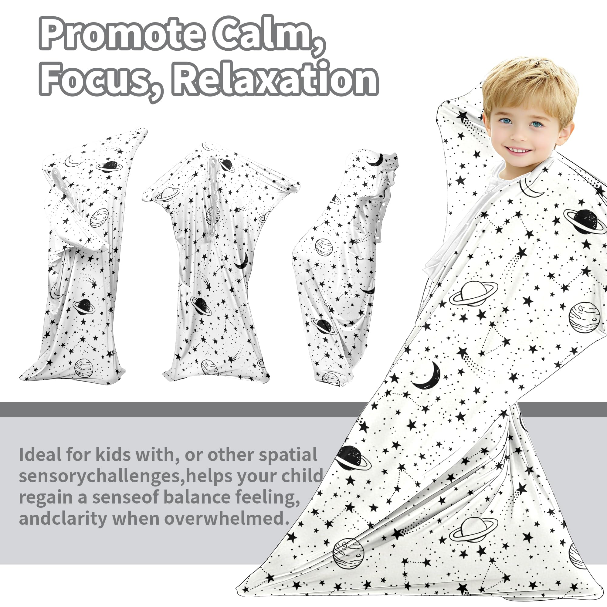 Sensory Sock Body Sock,X-Large | Stretchable Sensory Sack - Help Kids Relax and Focus - ADHD and Improve Sensory Full Body Sock for Kids