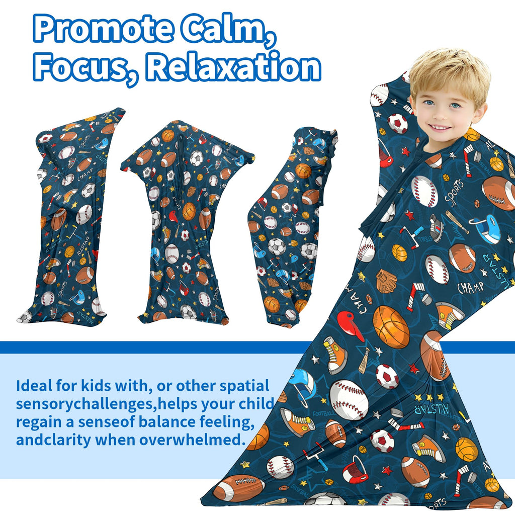 Sensory Sock Body Sock,X-Large | Stretchable Sensory Sack - Help Kids Relax and Focus - ADHD and Improve Sensory Full Body Sock for Kids