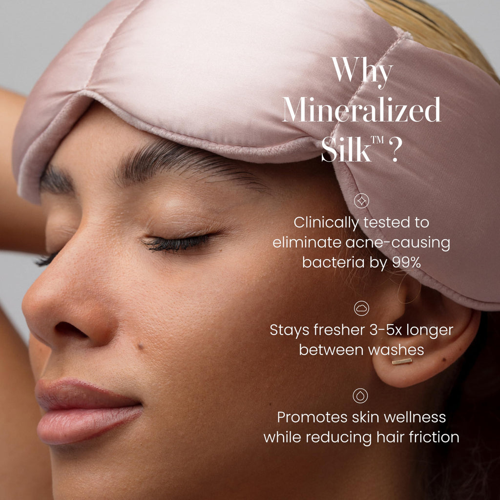Nodpod Gentle Pressure Sleep Mask | Patented Light Blocking Design for Sleeping, Traveling & Relaxation - Wisteria