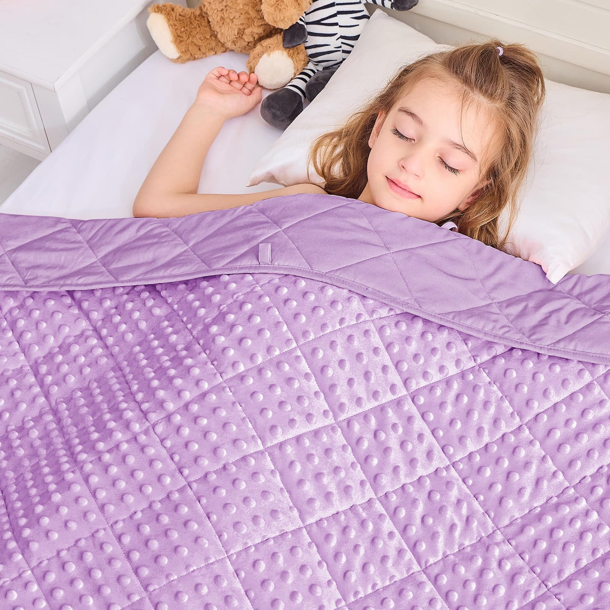 yescool Weighted Blanket Kids 5 Pounds, Minky Kids Blanket Gifts for Boys Girls, Small Weighted Throw Blankets Washable Heavy Blankets, Winter Weighted Comforter for 5 6 7 8 9 Year Old, 36 * 48in