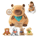 Lilly's Love Weighted Stuffed Animals for Adults & Kids — 5lb Calming Capybara Plush for Anxiety, ADHD & Sensory | Machine Washable Weighted Stuffed Animal w/Removable Insert | Clyde The Capybara