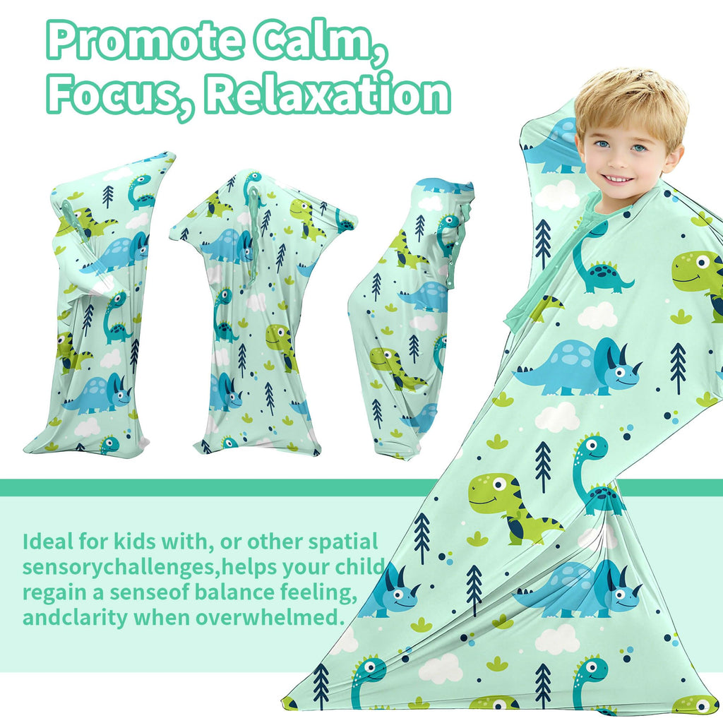 Sensory Sock Body Sock,X-Large | Stretchable Sensory Sack - Help Kids Relax and Focus - ADHD and Improve Sensory Full Body Sock for Kids