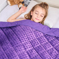 yescool Weighted Blanket Kids 5 Pounds, Minky Kids Blanket Gifts for Boys Girls, Small Weighted Throw Blankets Washable Heavy Blankets, Winter Weighted Comforter for 5 6 7 8 9 Year Old, 36 * 48in