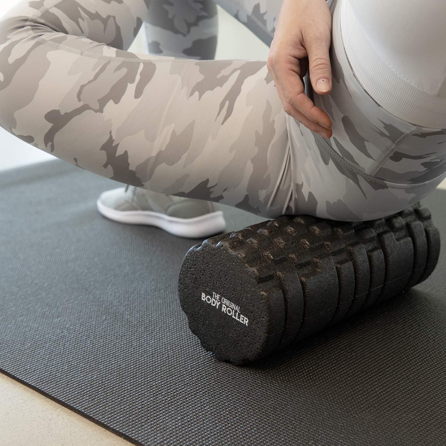 The Original Body Roller - High Density Foam Roller Massager for Deep Tissue Massage of The Back and Leg Muscles - Self Myofascial Release of Painful Trigger Point Muscle Adhesions - 13" Blue