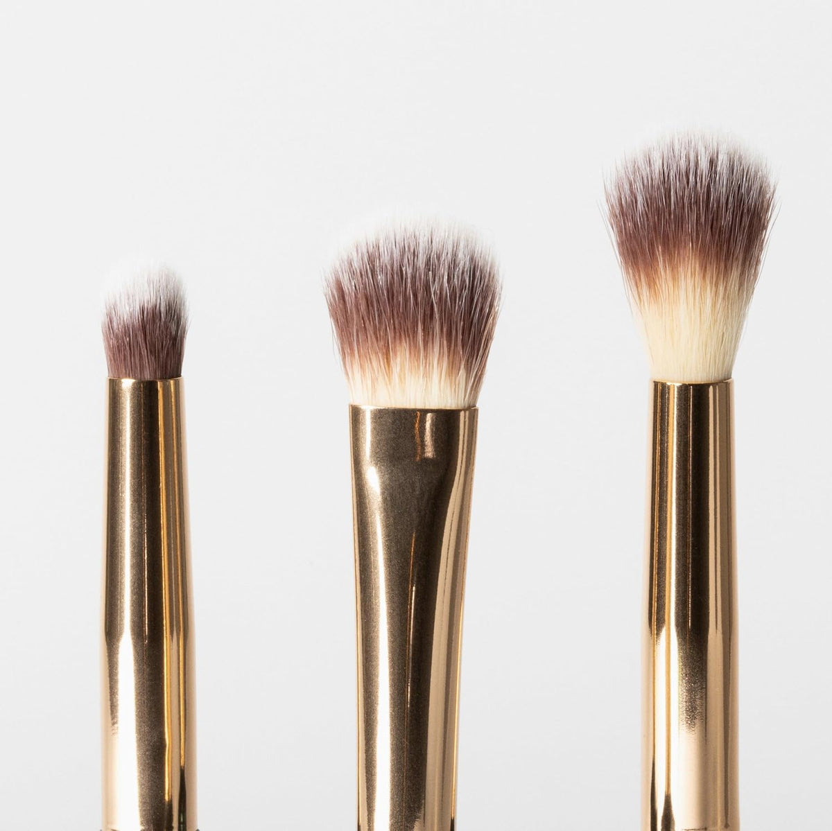 Guide Beauty Easy on the Eyes Collection; Eyeliner Brushes Set of Three, Premium Cosmetic Precision Makeup Brushes