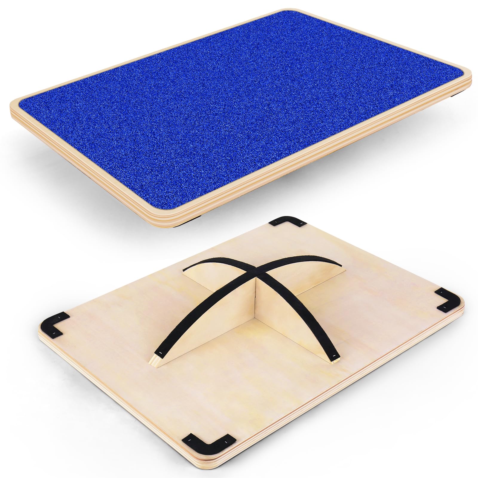 Balance Board Professional Wobble Board for Adults Anti-Slip 350LBS Balance Boards for Physical Therapy Standing Desk Core Strength Wooden Balance Board Rocker Board