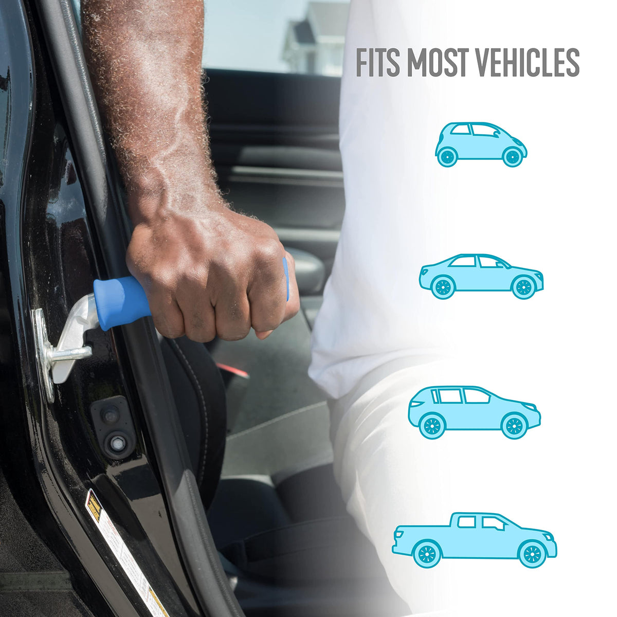 Able Life Vehicle Support Handle and Mobility Aid, Portable Car Assist Grab Bar for Sit-to-Stand Assistance, Ideal for Seniors and Adults, Durable Door Handle Support with Ergonomic Design
