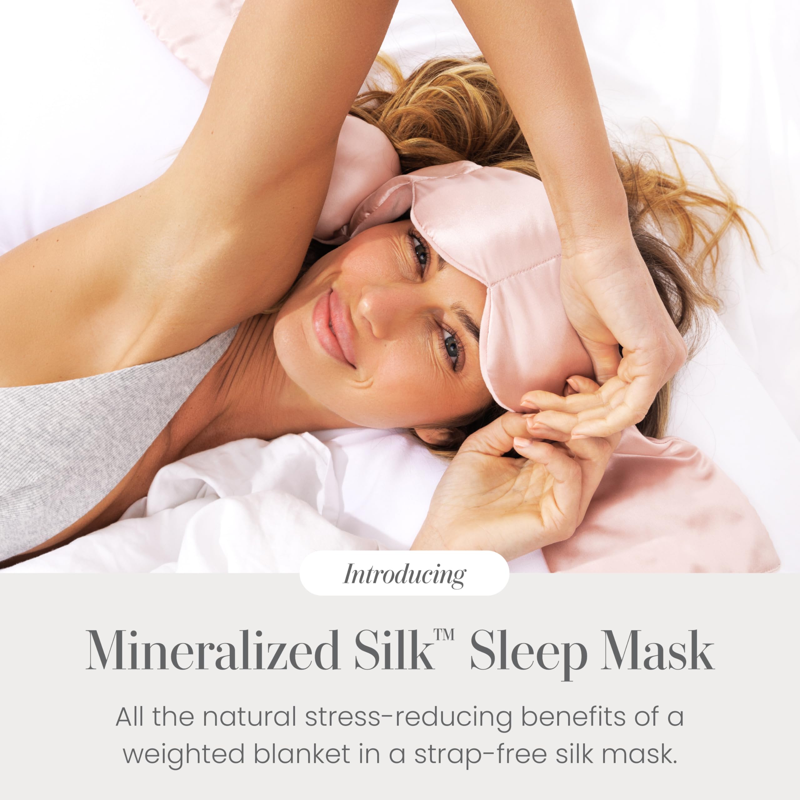 Nodpod Gentle Pressure Sleep Mask | Patented Light Blocking Design for Sleeping, Traveling & Relaxation - Wisteria