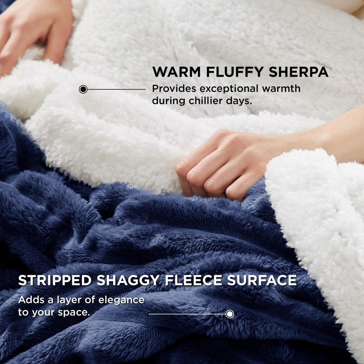 Bedsure Sherpa Throw Blanket for Couch - Super Soft, Comfort Cozy Fleece Thick Warm Blanket for Women, GentleSoft Plush & Fluffy Spring Throw Gift for Women, Room Decor, Beige, 50x60 Inches