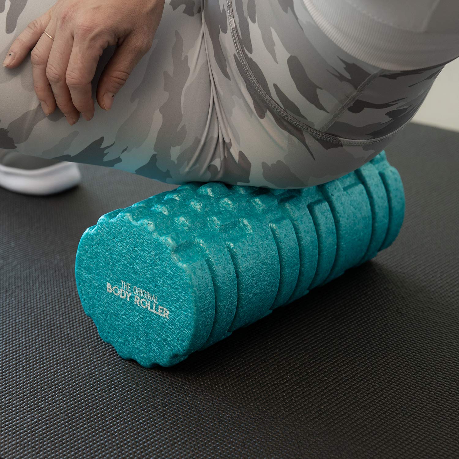 The Original Body Roller - High Density Foam Roller Massager for Deep Tissue Massage of The Back and Leg Muscles - Self Myofascial Release of Painful Trigger Point Muscle Adhesions - 13" Blue