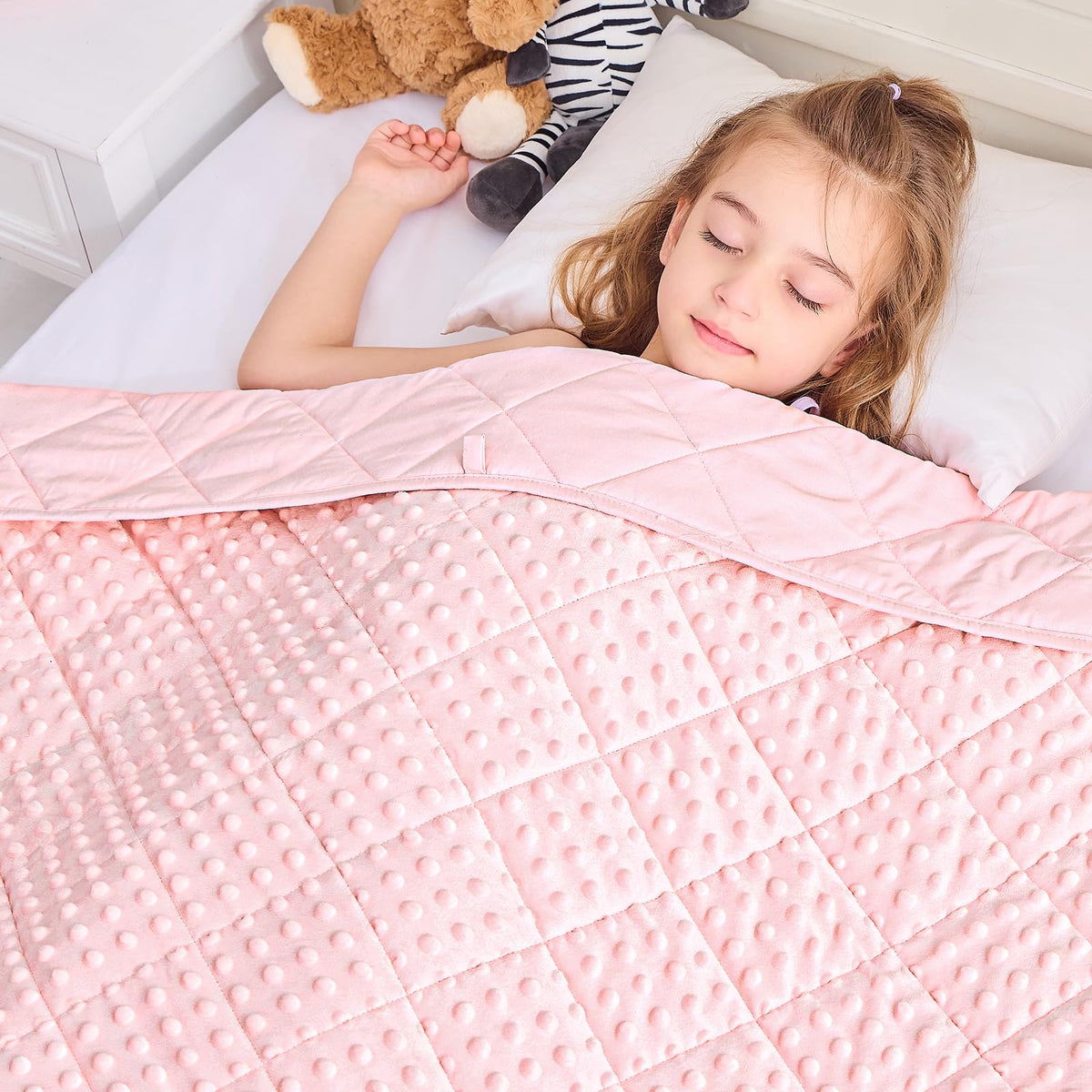 yescool Weighted Blanket Kids 5 Pounds, Minky Kids Blanket Gifts for Boys Girls, Small Weighted Throw Blankets Washable Heavy Blankets, Winter Weighted Comforter for 5 6 7 8 9 Year Old, 36 * 48in