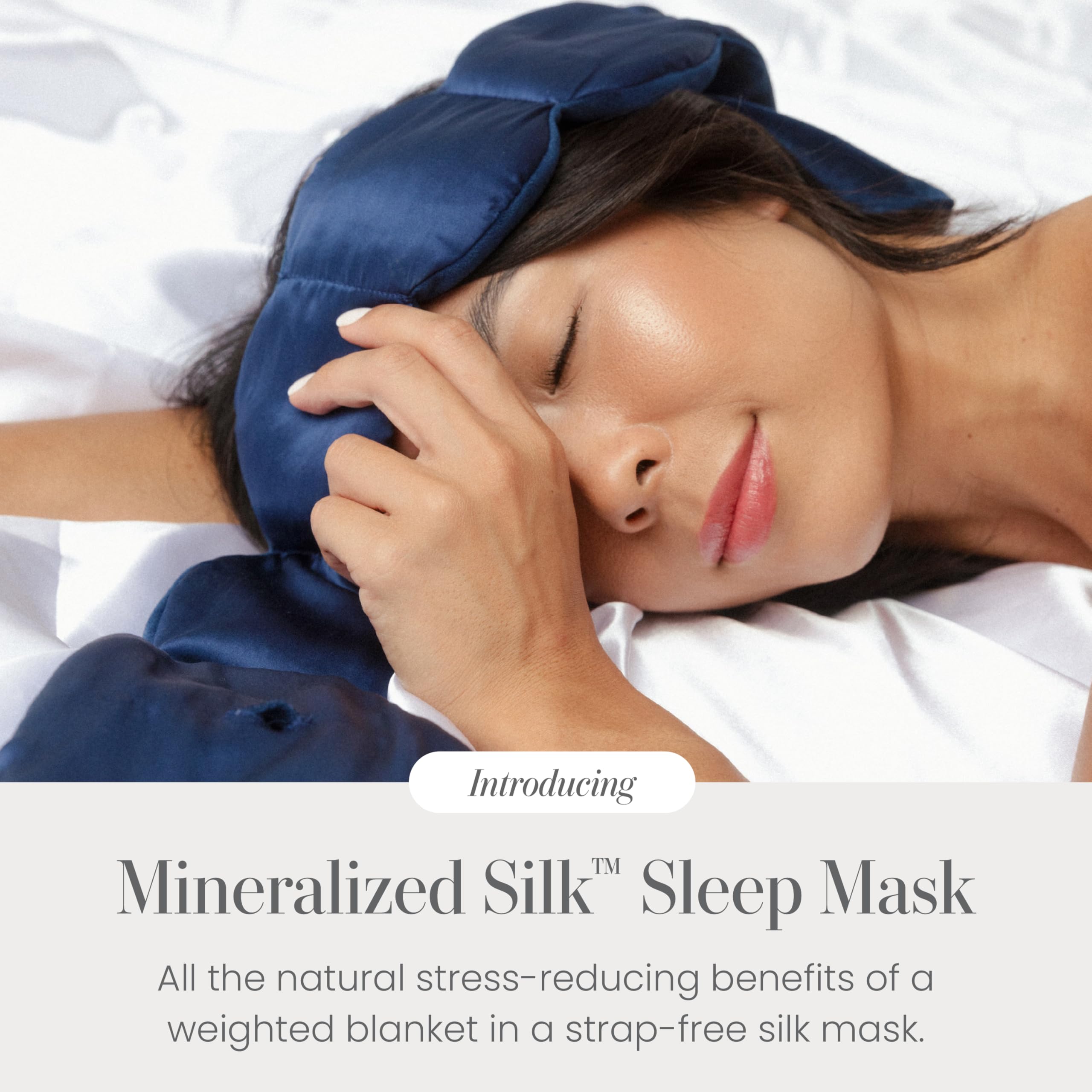 Nodpod Gentle Pressure Sleep Mask | Patented Light Blocking Design for Sleeping, Traveling & Relaxation - Wisteria