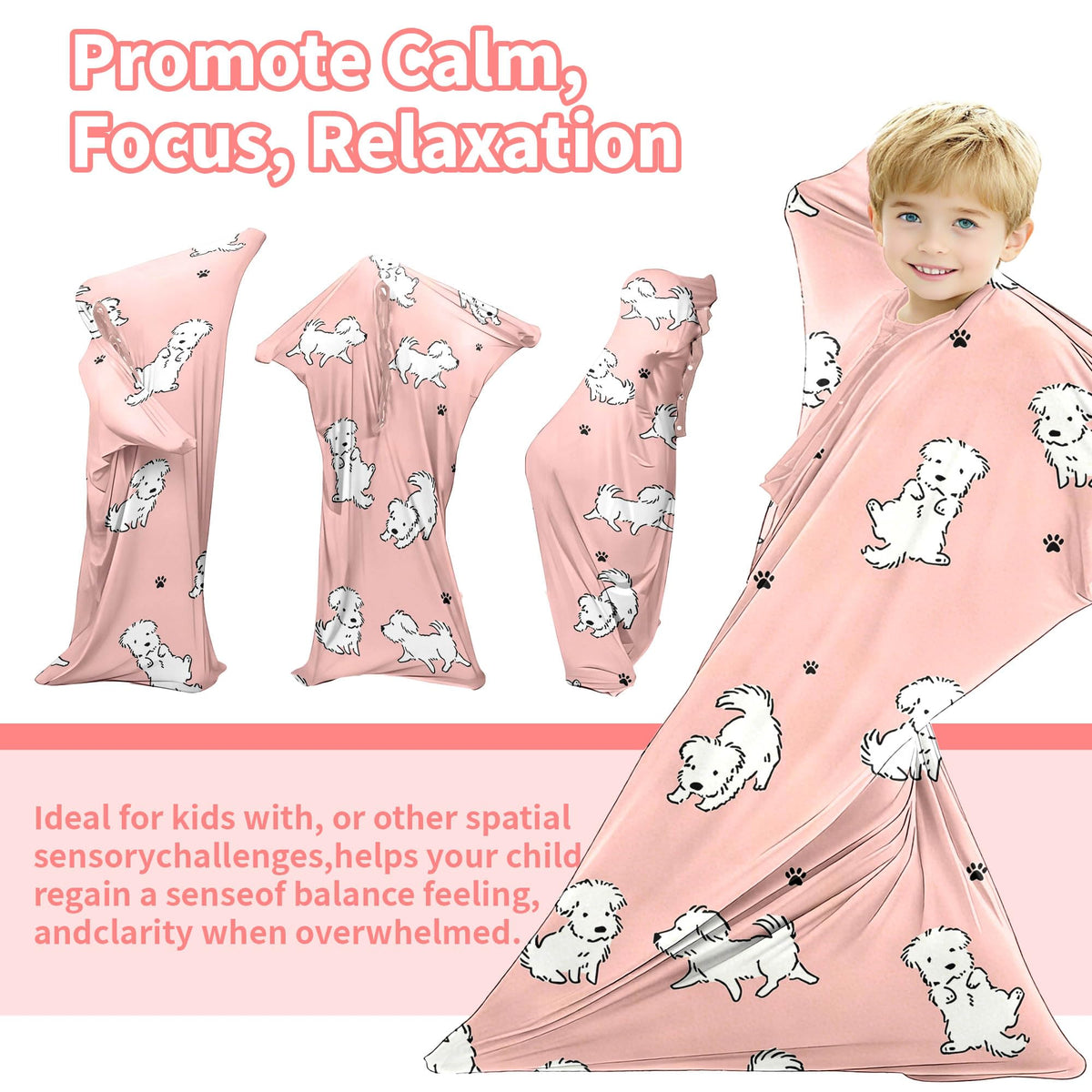 Sensory Sock Body Sock,X-Large | Stretchable Sensory Sack - Help Kids Relax and Focus - ADHD and Improve Sensory Full Body Sock for Kids