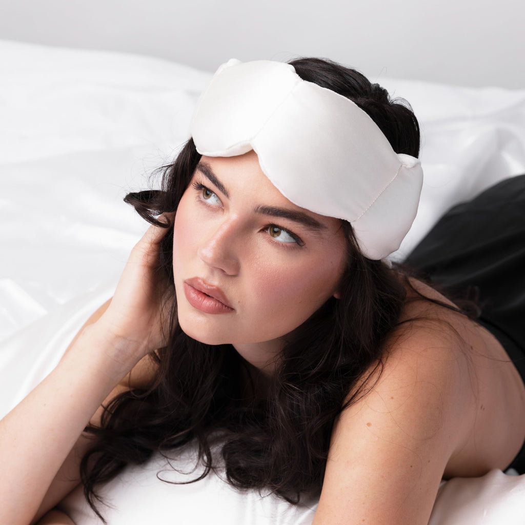 Nodpod Gentle Pressure Sleep Mask | Patented Light Blocking Design for Sleeping, Traveling & Relaxation - Wisteria