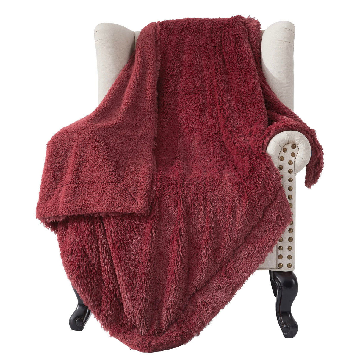 Bedsure GentleSoft Fluffy Fuzzy Faux Fur Throw Blanket for Couch, Soft Sherpa Fleece Cozy Gifts for Women, Plush Bed Blanket Room Decor for Men, Thick Warm Teen Gifts Winter Bedding