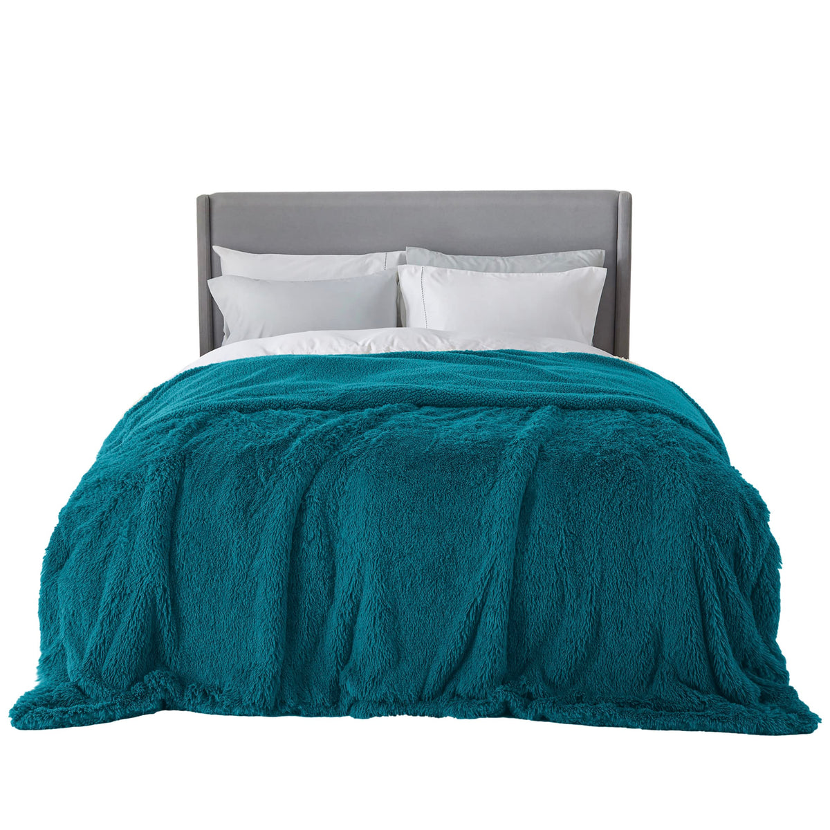 Bedsure GentleSoft Fluffy Fuzzy Faux Fur Throw Blanket for Couch, Soft Sherpa Fleece Cozy Gifts for Women, Plush Bed Blanket Room Decor for Men, Thick Warm Teen Gifts Winter Bedding