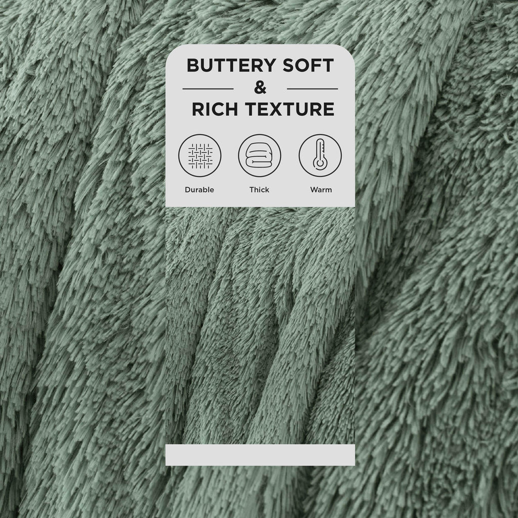 Bedsure GentleSoft Fluffy Fuzzy Faux Fur Throw Blanket for Couch, Soft Sherpa Fleece Cozy Gifts for Women, Plush Bed Blanket Room Decor for Men, Thick Warm Teen Gifts Winter Bedding