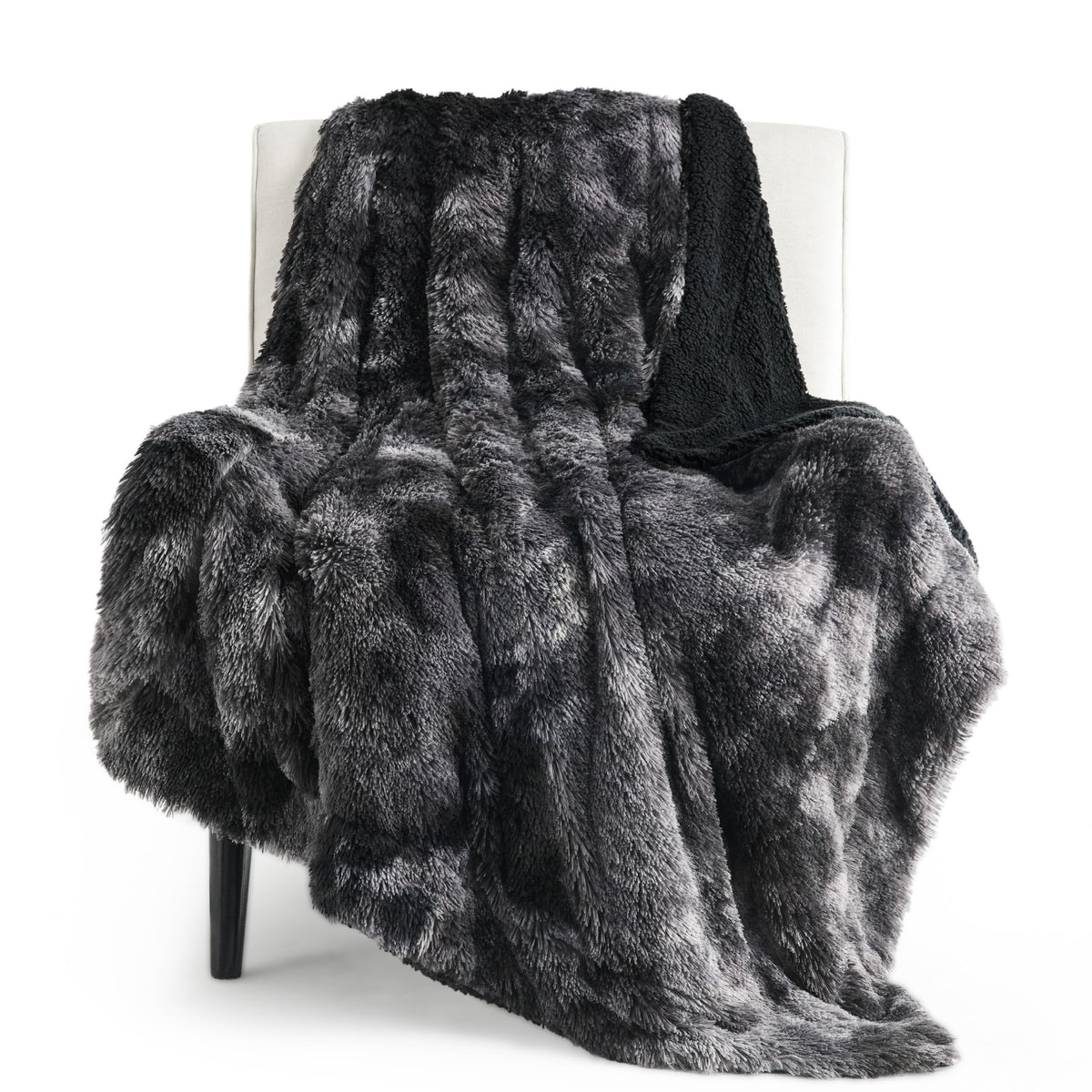 Bedsure GentleSoft Fluffy Fuzzy Faux Fur Throw Blanket for Couch, Soft Sherpa Fleece Cozy Gifts for Women, Plush Bed Blanket Room Decor for Men, Thick Warm Teen Gifts Winter Bedding