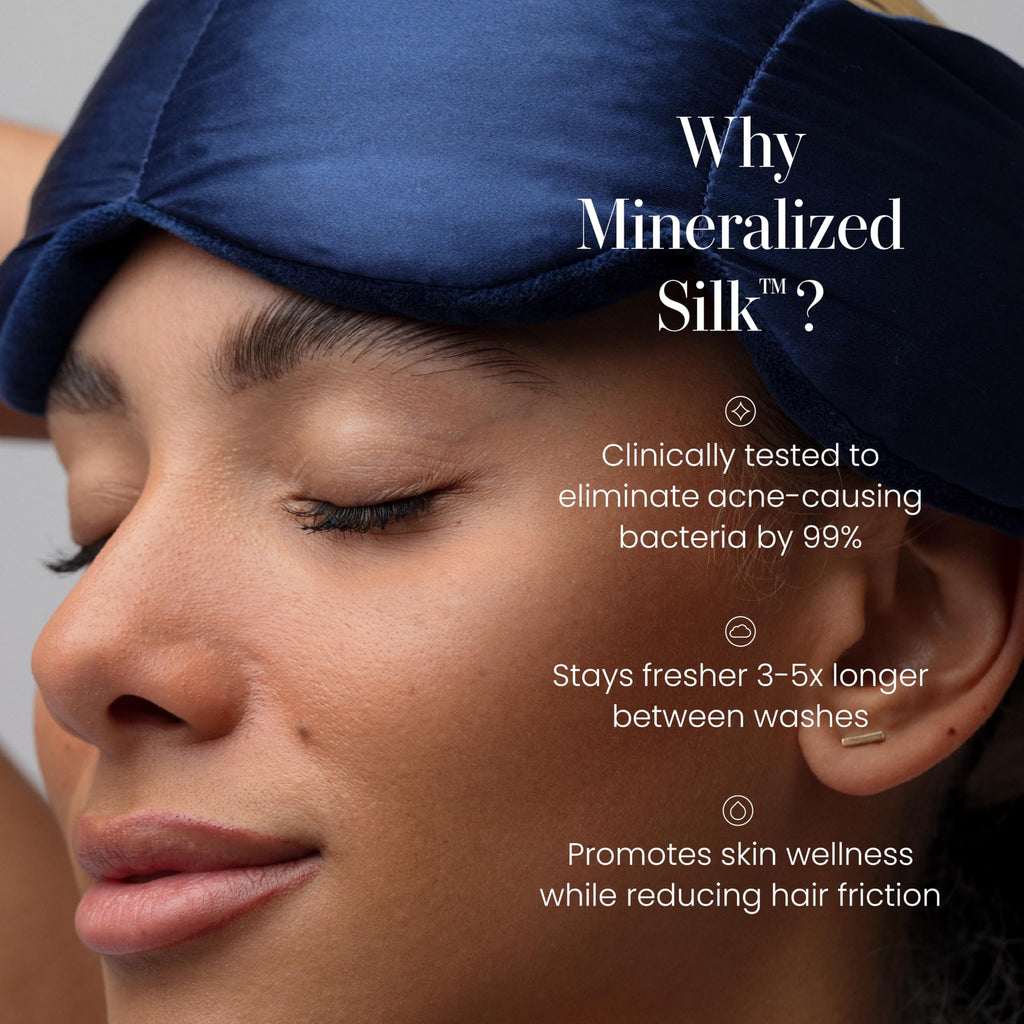 Nodpod Gentle Pressure Sleep Mask | Patented Light Blocking Design for Sleeping, Traveling & Relaxation - Wisteria