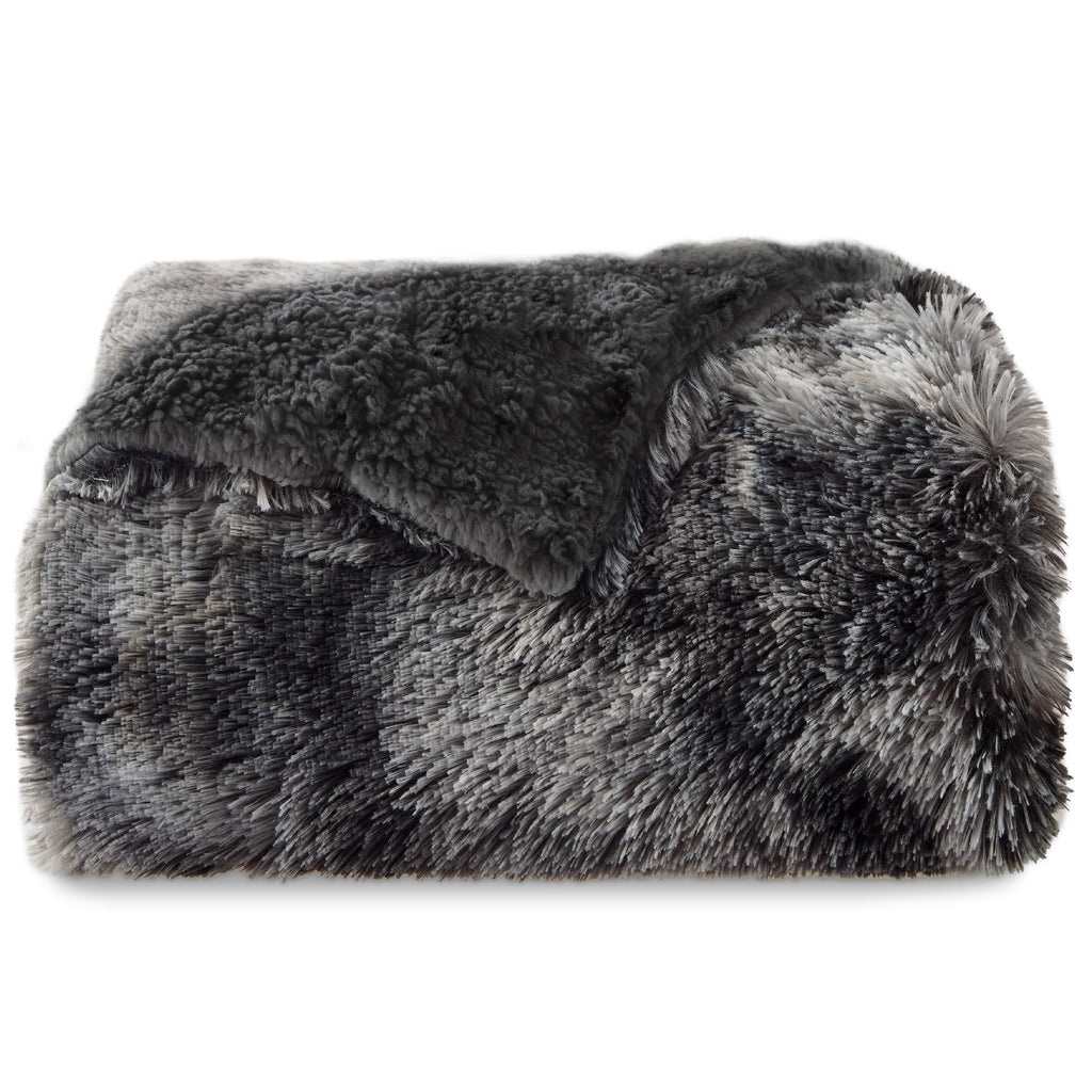 Bedsure GentleSoft Fluffy Fuzzy Faux Fur Throw Blanket for Couch, Soft Sherpa Fleece Cozy Gifts for Women, Plush Bed Blanket Room Decor for Men, Thick Warm Teen Gifts Winter Bedding