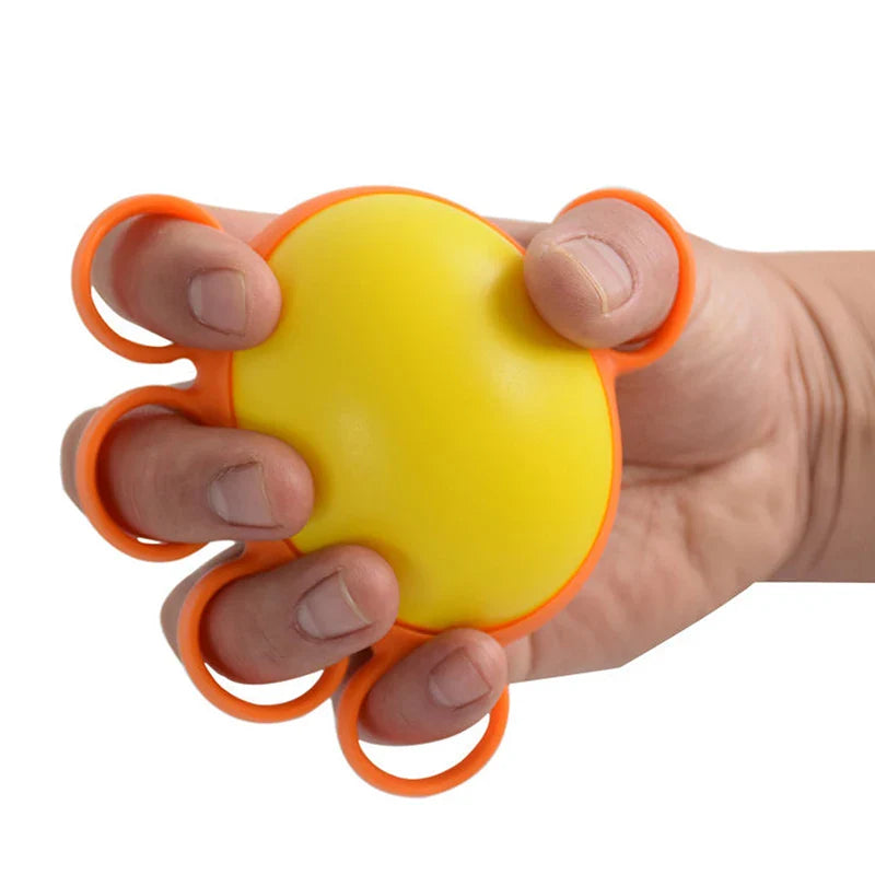 Hand Therapy Ball | Finger Exercise Grip Strength Trainer for Rehabilitation, Arthritis, Elderly, Stress Relief & Muscle Recovery